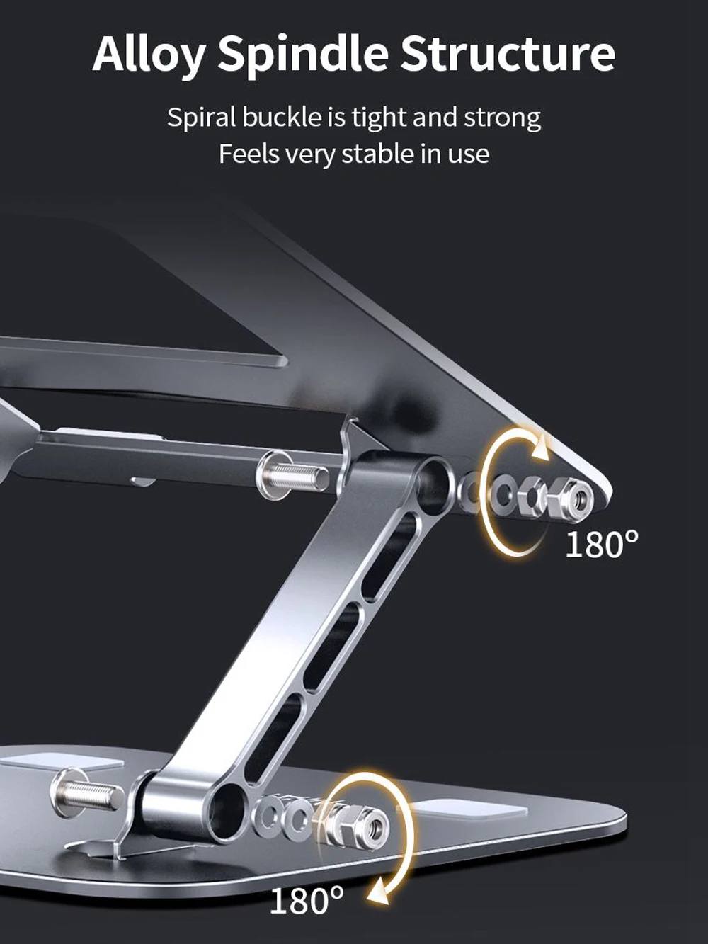 Suporte de mesa ajustável para laptop, suporte
