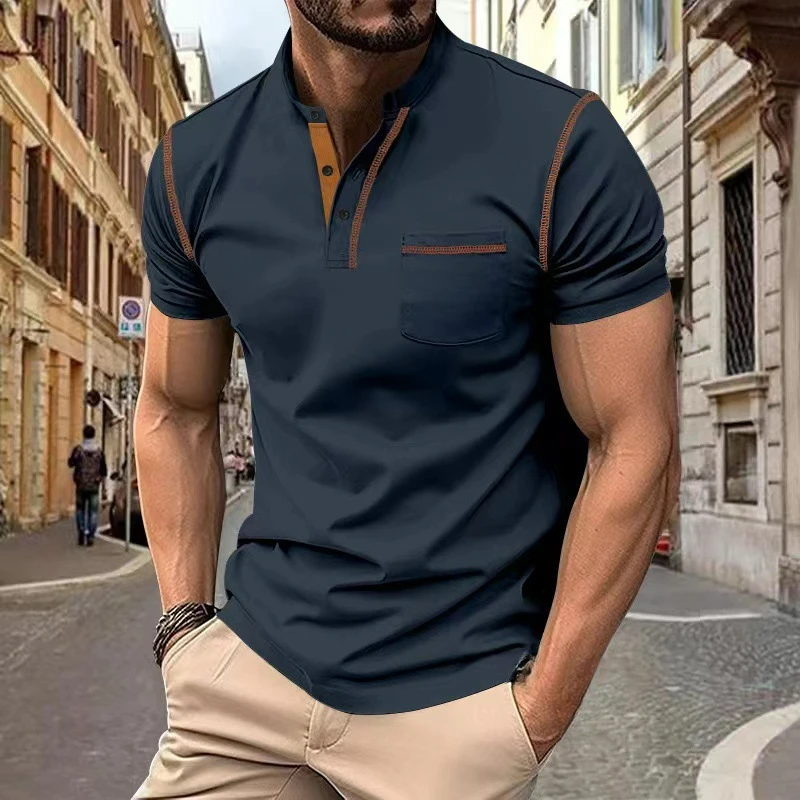 여름 새로운 트렌디 남성 반팔 티셔츠 빠른 건조 땀 흡수 레저 도시 전술 의류 야외 사이클링 하이킹