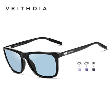 VEITHDIA Brand Sunglasses Unisex Retro Aluminum+TR90 Sunglasses Polarized Lens Vintage Eyewear Sun Glasses For Men/Women 6108 9