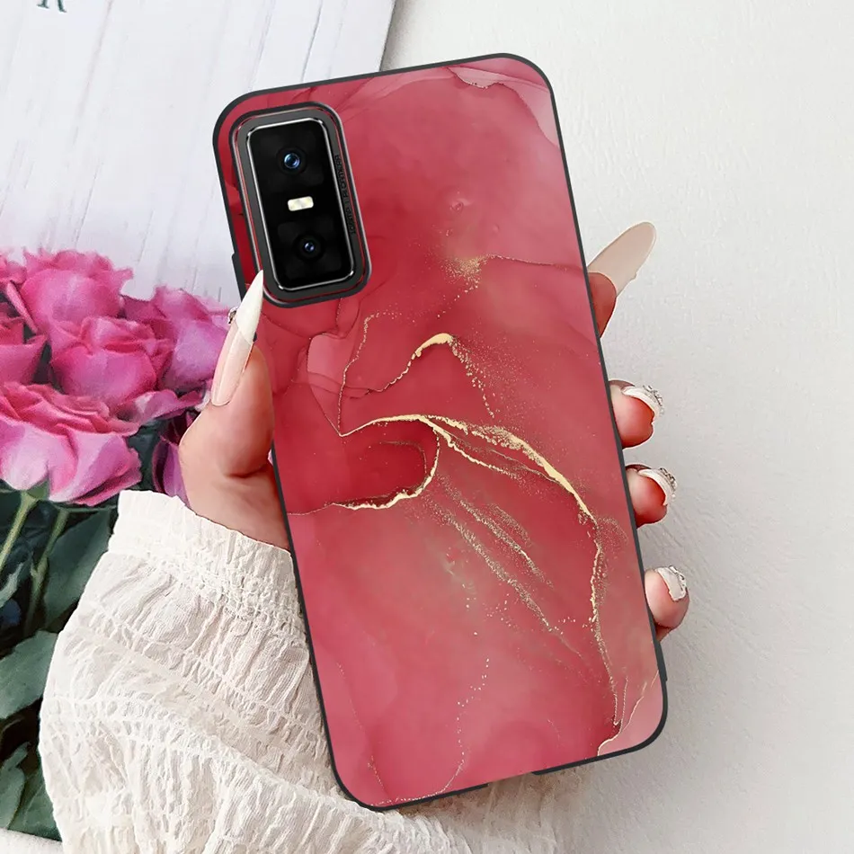Cool Dragon Tiger Painted Soft Silicone Phone Case