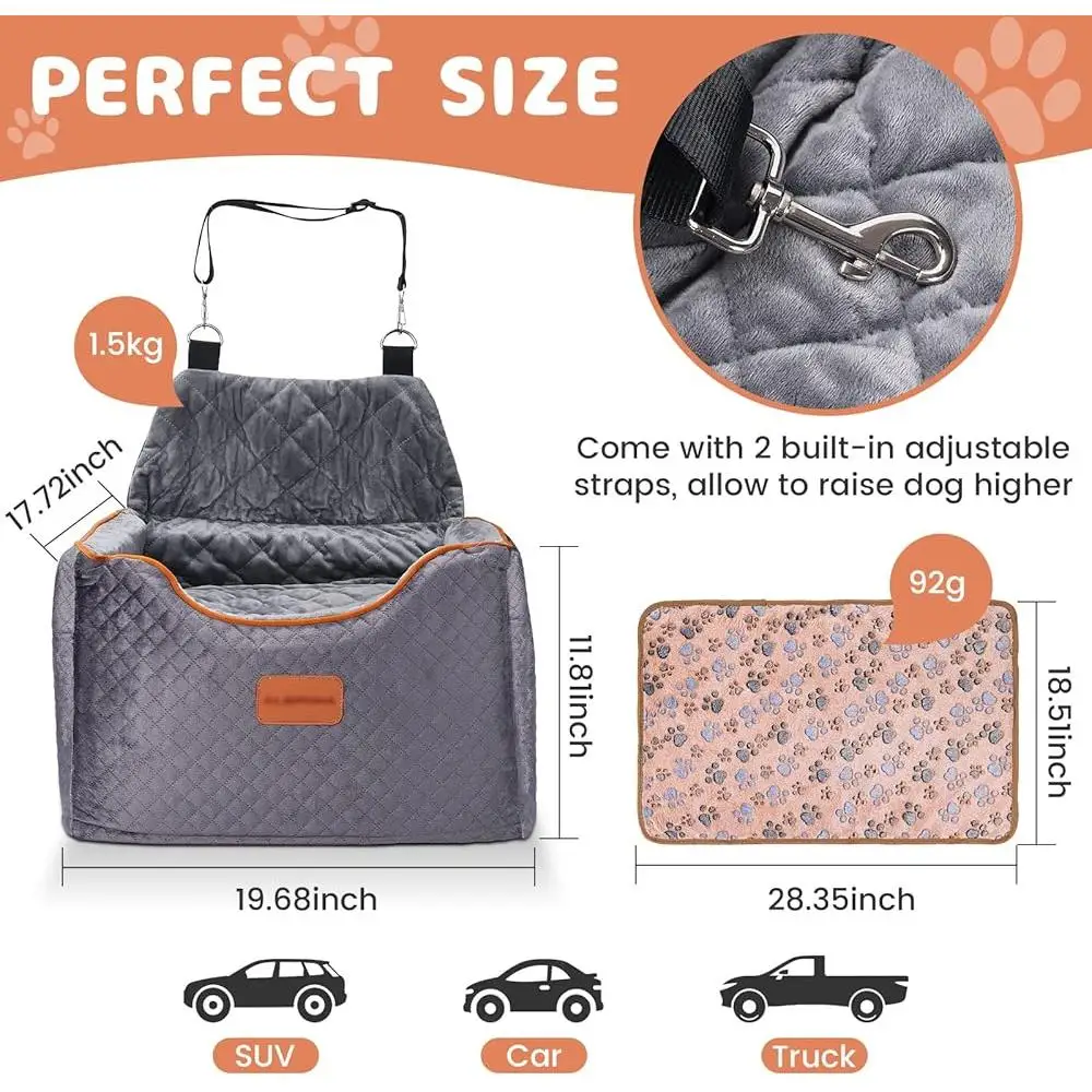 Memory Foam Dog Booster Seat 5