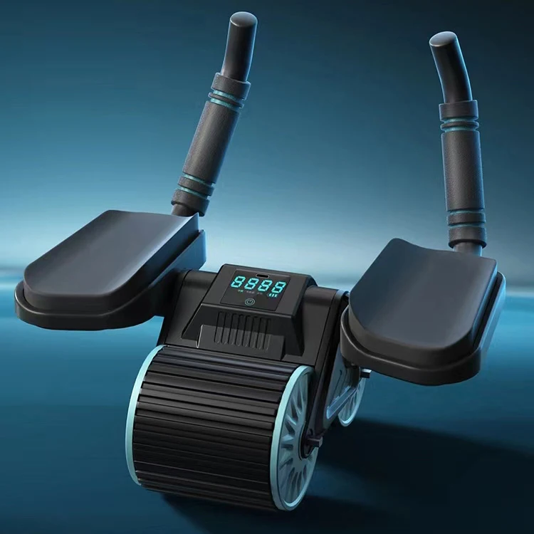 Ab Roller Wheel for Abdominal Fitness Rebound Ab Abdominal Wheel with Smart Counting Exercise Roller for Ab Workout 2 Ab Roller Wheel for Abdominal Fitness Rebound Ab Abdominal Wheel with Smart Counting Exercise Roller for Ab Workout - Image 2