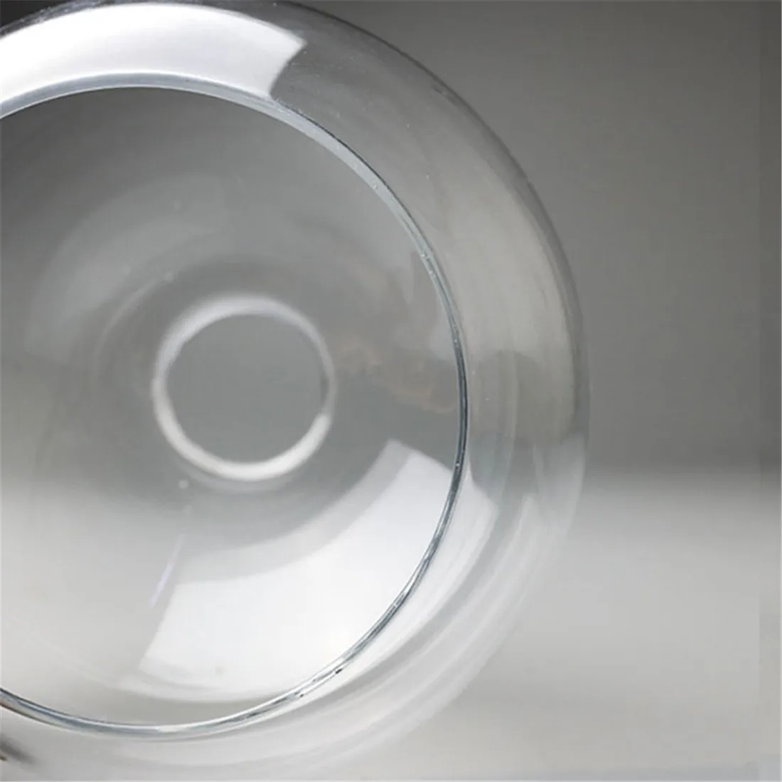 Hand Blown Clear Glass Globe Lamp Shade Replacement with 2 Ends Opening D13cm D15cm D20cm D25cm D18cm Glass Cover Ball