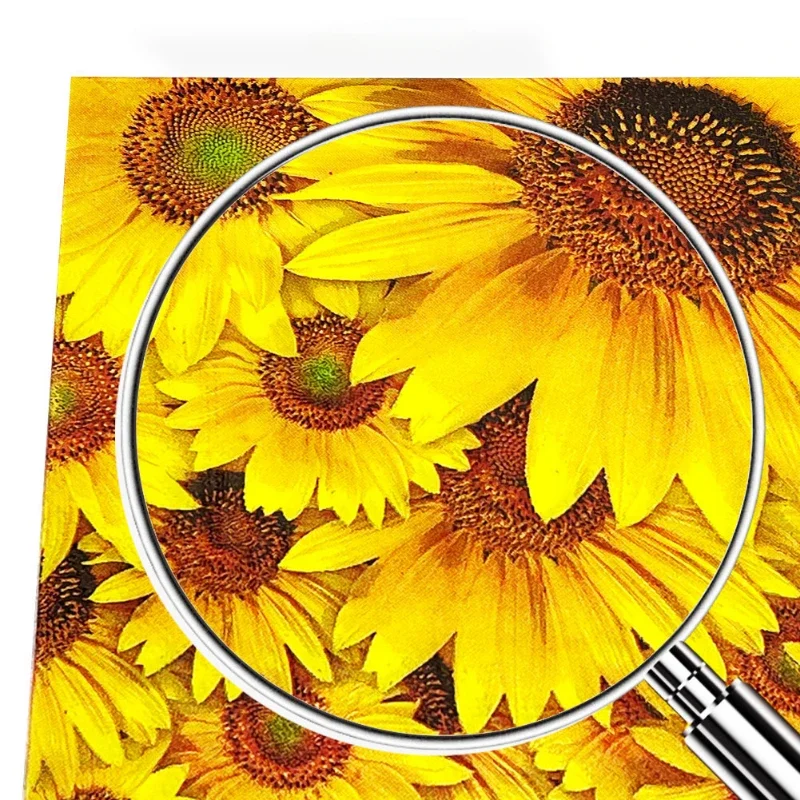 Printed Tissues In Stock Summer Sunflower Printed Tissues Party Eco-Friendly Fragrance Free Disposable Napkins 20 Sheets