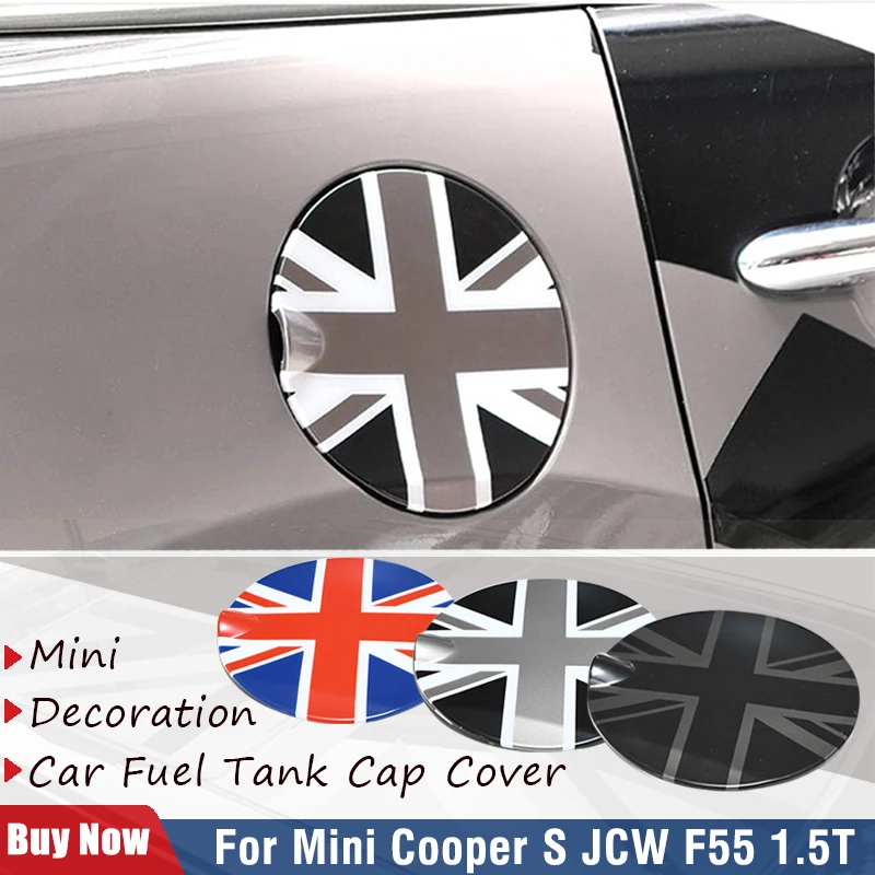 Acquista Nuovo Coperchio Alloggiamento Adesivo Tappo Serbatoio Carburante Auto Union Jack in Plastica Per Mini Cooper R60 R61 Parti Esterne Auto in Italia a partire da 32