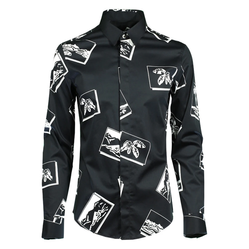 

High Quality Luxury Jewelry Men'S Business Office Elegant Shirt The Hottest Selling Popular Shirts For Mengood