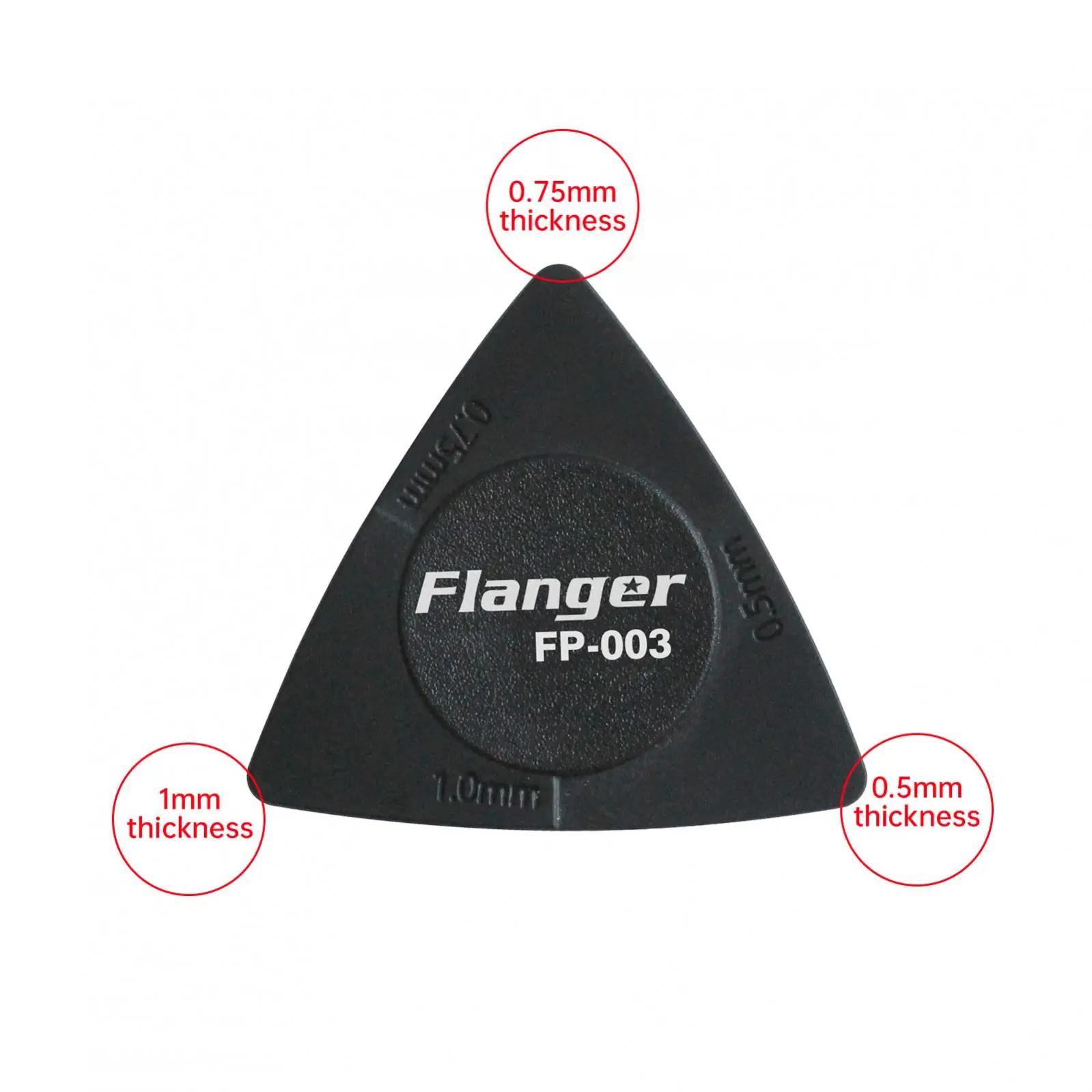 1 pc 3 Thicknesses in 1 Guitar Picks for 0.5mm 0.75mm 1.0mm Acoustic Electric Guitar Paddle