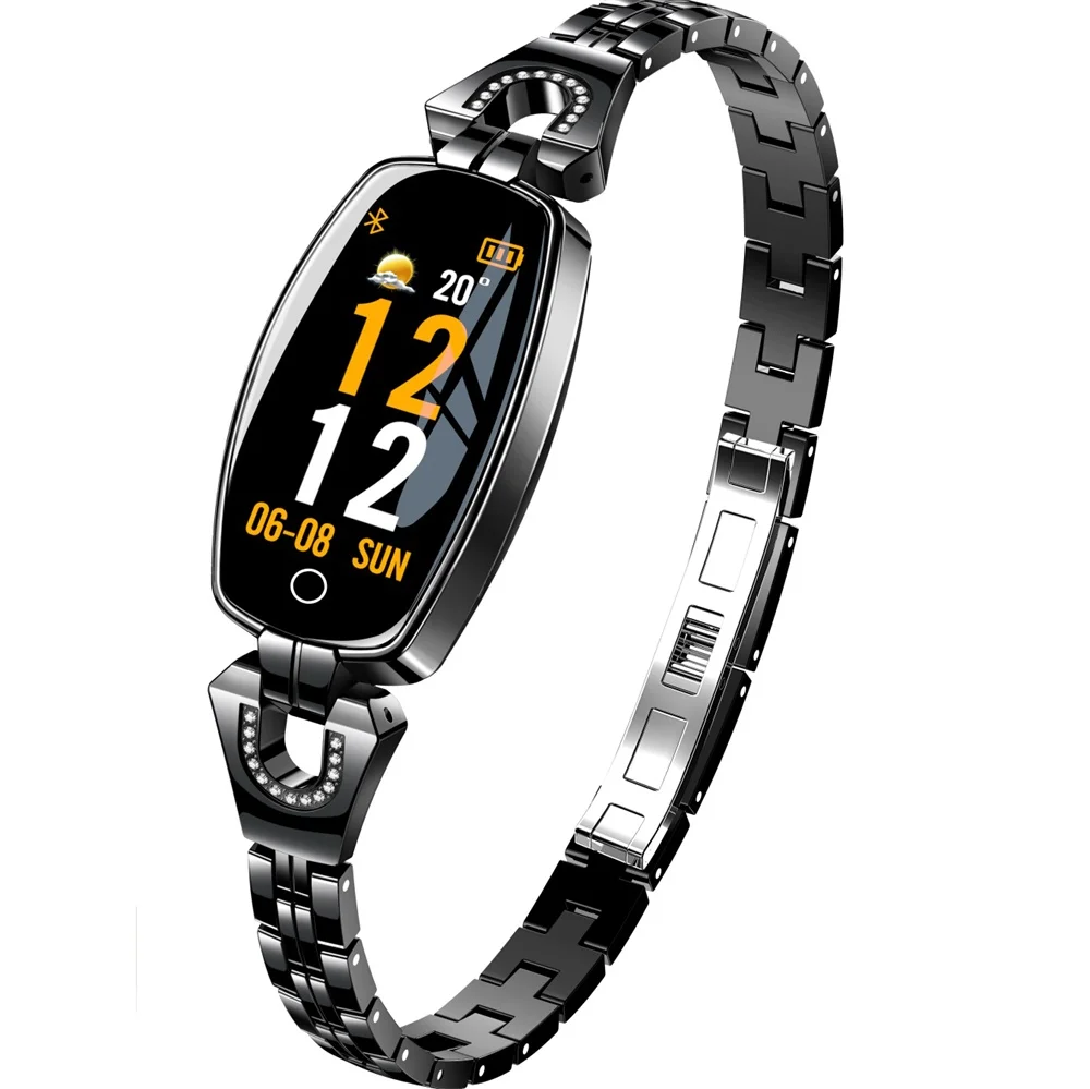 New H8 H8pro Smart Watch Bracelet Heart Rate Blood Pressure Band Pedometer Waterproof Fitness Activity Tracker Women Smartwatch 