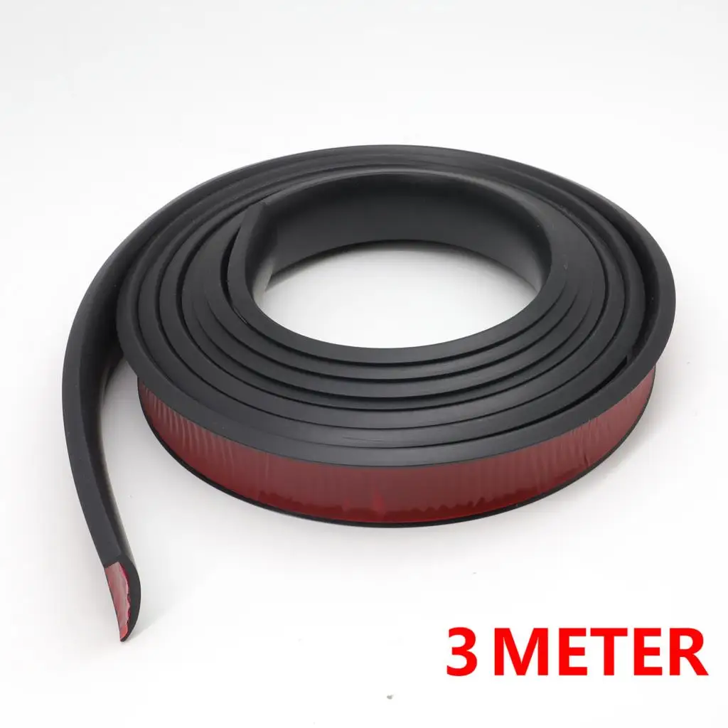 Car Wheel Arch Mudguard 3Meter Car Fender Flare Wheel Eyebrow Protector Arch Extenders Moulding Trim Camper Shells Rubber Seal Strip DIY Scratch Proof