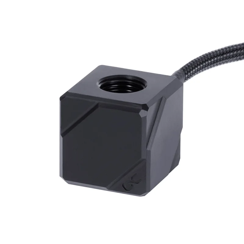 Acetal Quadrado do Sensor de Temperatura da Água de Alphacool Cubo Simples Dado Forma Acessório Feito sob Encomenda do Circuito de Refrigeração da Água 2pin
