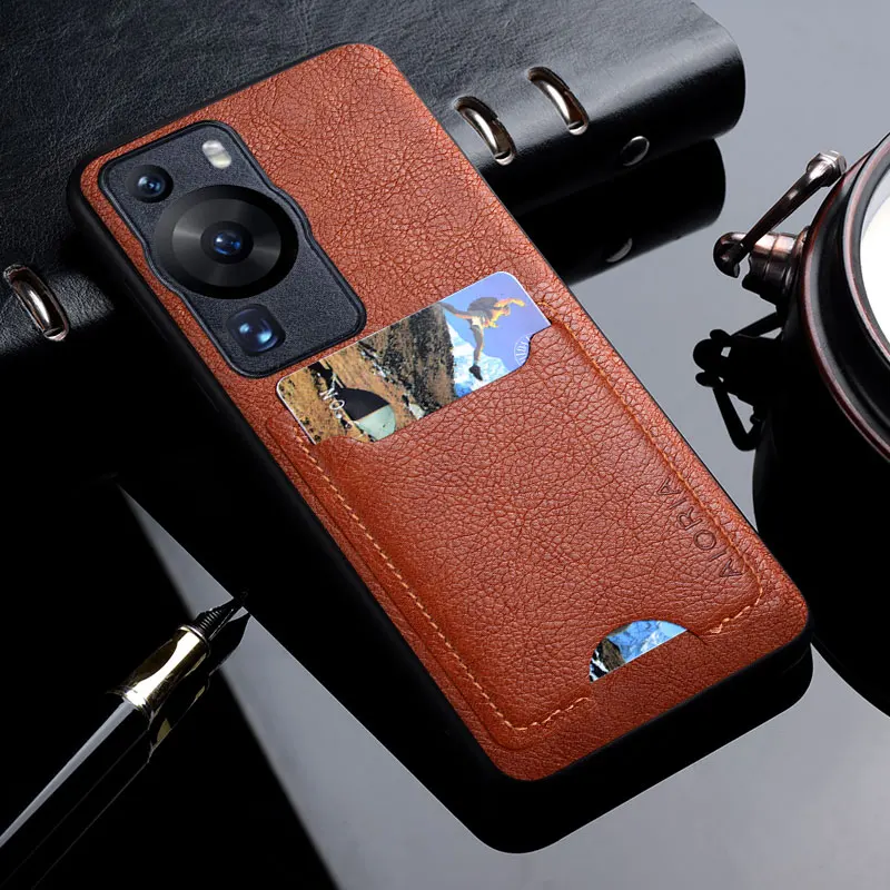 Luxury PU Leather Card Holder Phone Case with Card Pocket