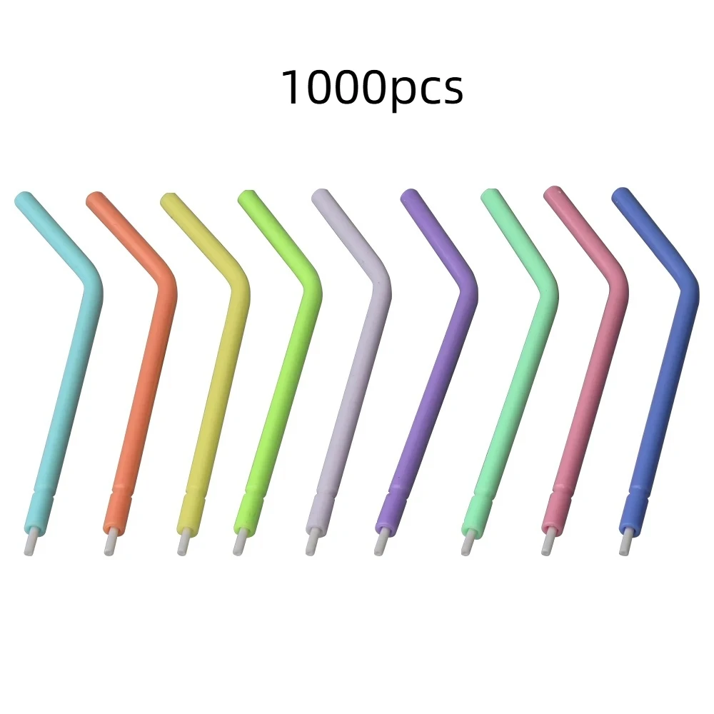 1000 Uds boquillas desechables puntas para jeringa de agua de aire Triple Dental jeringa de 3 vías para silla de unidad Dental
