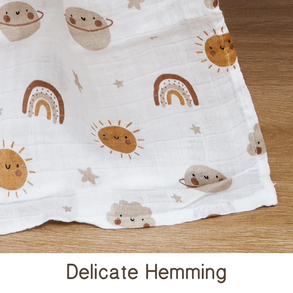 Bamboo Muslin Swaddle Blanket 4