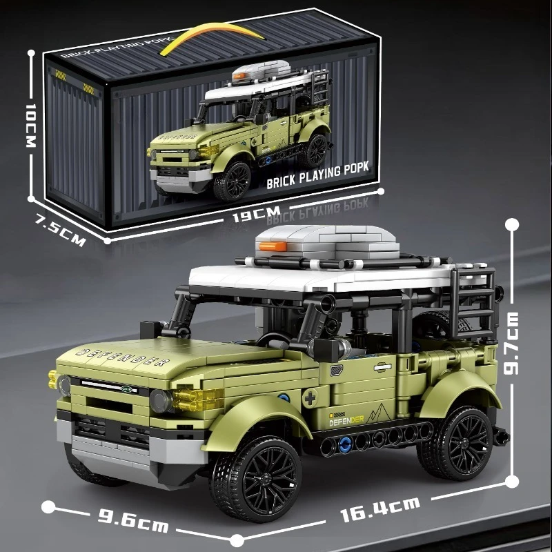 1:20 Racing Building Block Models Technology Sports Speed Mechanical Assembly Racing Model DIY Toys Adult Collection Child Gifts - 2