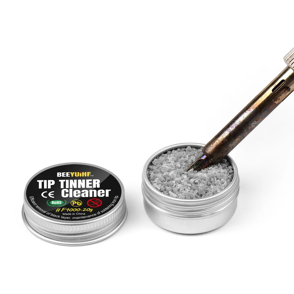 Detergente Per Punte Saldatore Senza Piombo - Pasta Pulizia 20 G Per Rimuovere Ossidazione E Rivestire Di Stagno - Foto 3