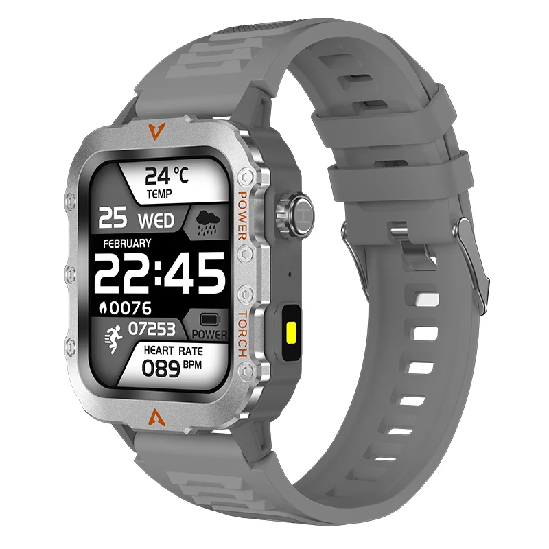 Advanced Military-Grade Smart Watch with GPS and Bluetooth Call Functionality - Waterproof Fitness Sports Watch