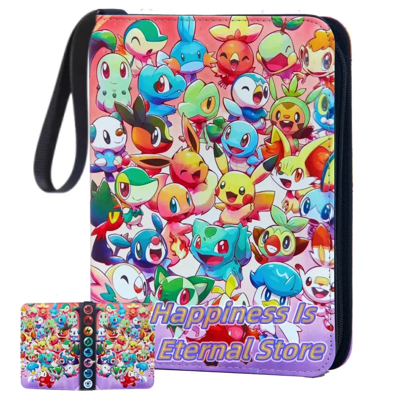 

400pcs Pokemon Binder Photo Album Book Letter Card Protective Cover Business Card Holder Folder Game Collection Toy BirthdayGift