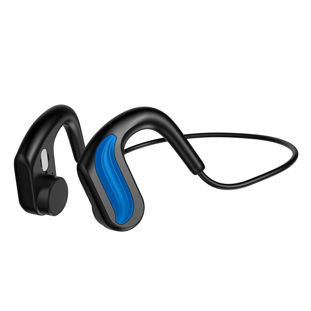 

Bone Conduction Headphones Wireless Bluetooth Headset MP3 Built-in Mic IP68 Waterproof Earphones for Swim Sports C