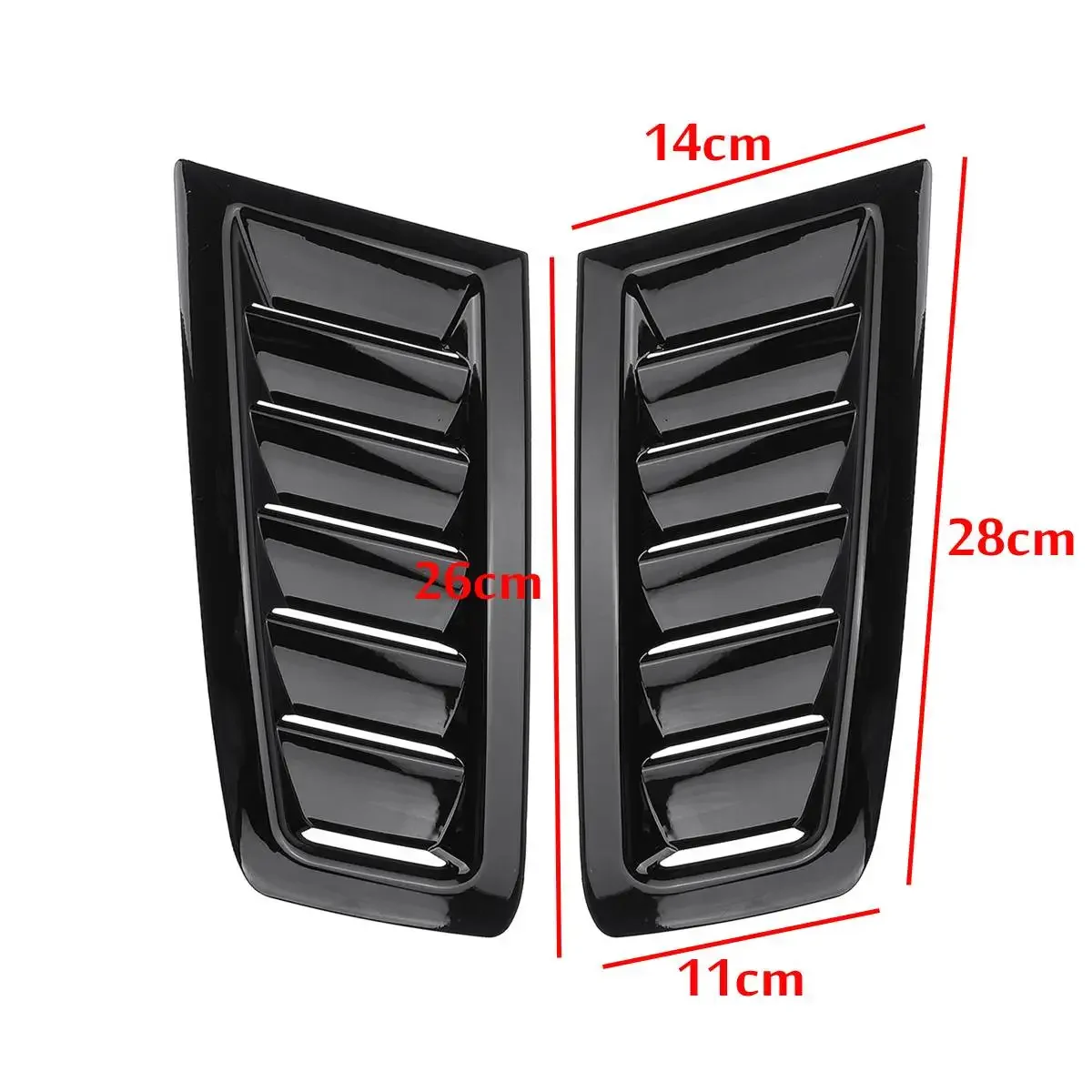 RS Style Car Front Engine Hood Bonnet Vents Hood Air Outlet Universal For Ford Focus MK2 RS ST For Fiesta For Mondeo For Mustang