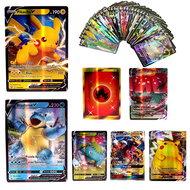 Compra online de Cartas pokémon brilhantes vstar gx ex vmax v mega