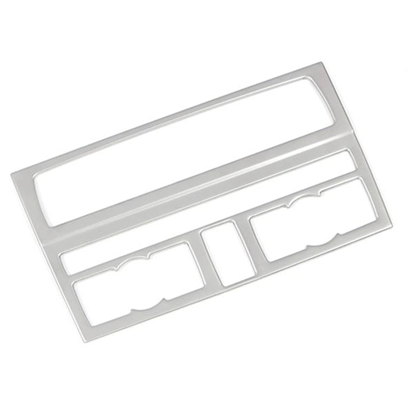 

Автомобильная консоль кондиционер CD кнопки панель Крышка отделка из нержавеющей стали Внутренняя Отделка приборной панели для-Audi Q7