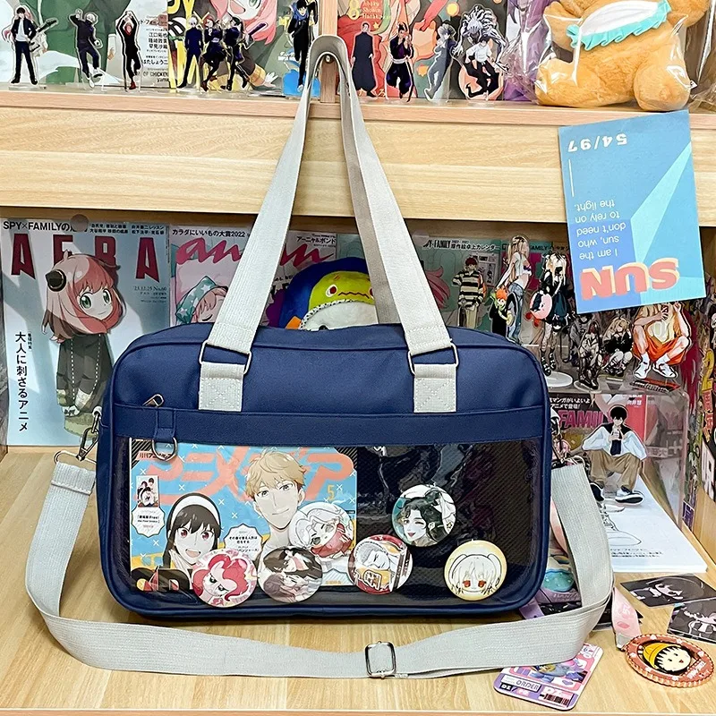 Japanese School Supplies JK Uniform Bag Two-dimensional Shoulder Slung Handbag Commuter Cereal and Pain Bag