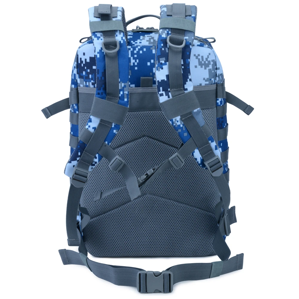 Impermeável tático mochila, assalto ao ar livre saco, escalada mochila, esporte, camping, caminhadas, Trekking, 45L, 3P