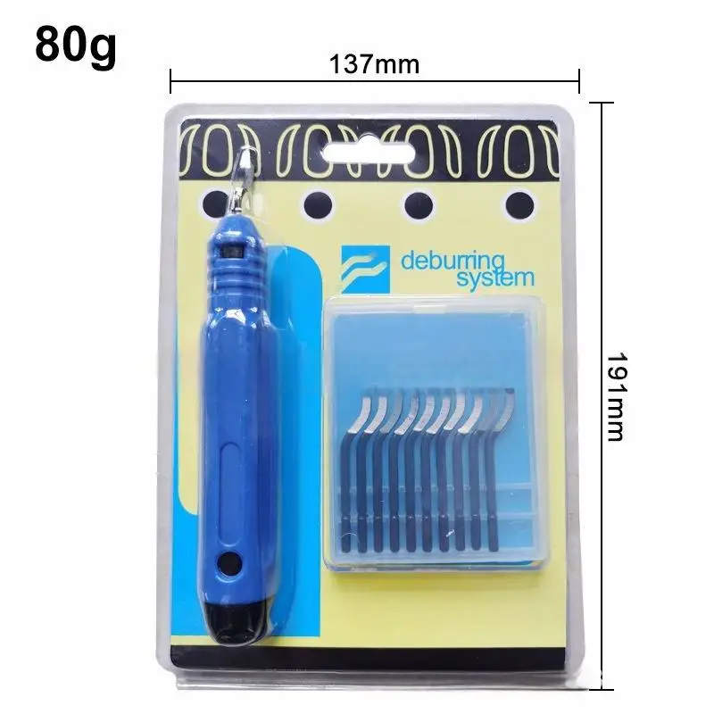 Professional Rotary Deburring Tool Kit with NB1100/BS1010 Blades - Metal, Wood & Plastic Hand Tool for Burr Removal&Edge Repair - Image 6