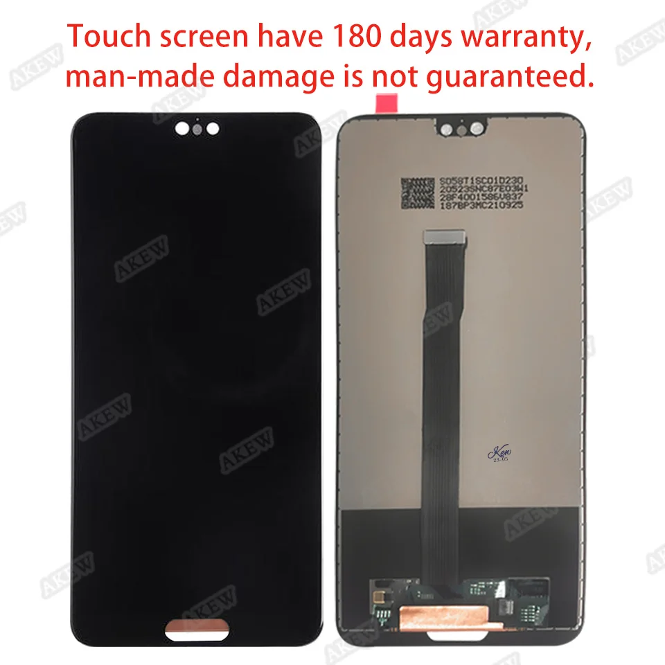 Original For Huawei P20 LCD Display Touch Screen EML-L29 L09 L22
