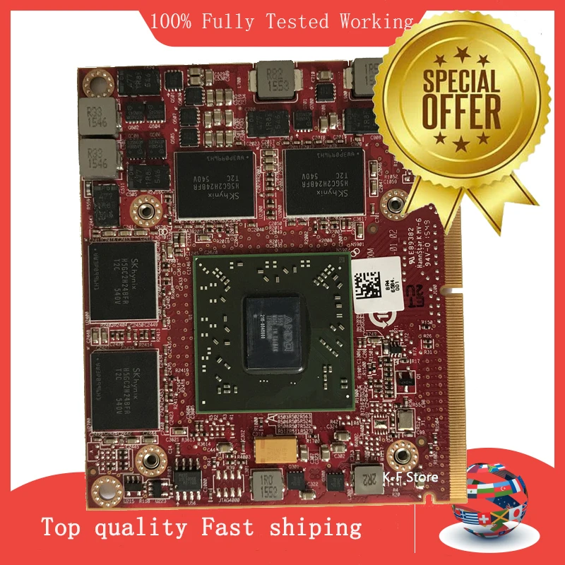 Per Amd Firepro M5100 Scheda Video Mobile Gpu 2Gb Gddr5 M4800 M4700 M4600 216-0848000 5 Fxt3