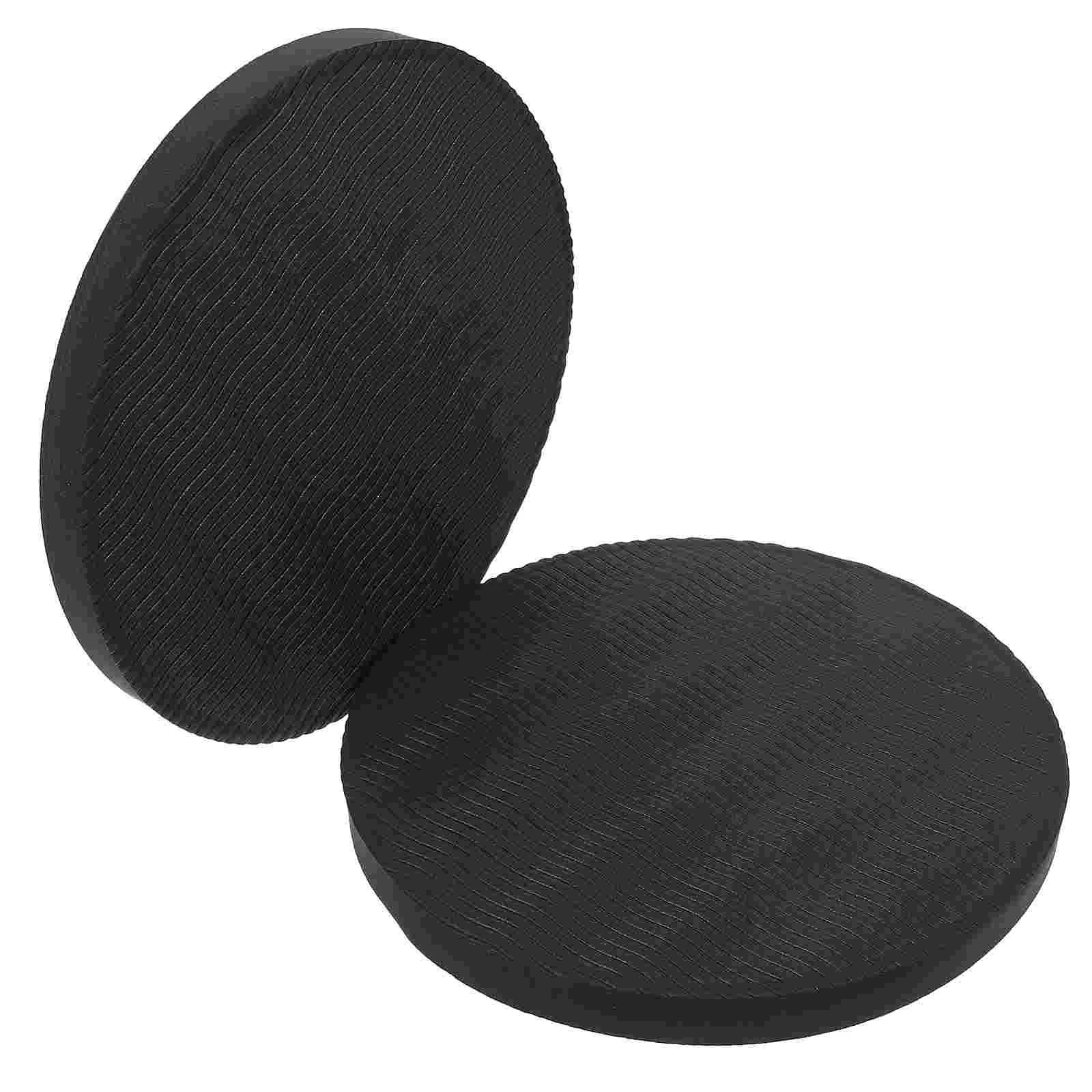 

2pcs Yoga Workout Knee Pad Cushion Thick Round Eco TPE Yoga Pad Pilates Workout Support Pad for Hands Wrists Knees