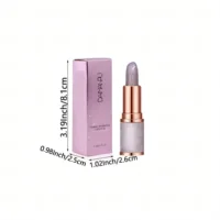 Rose smoke powder, bright starry sky, glossy velvet texture, durable, make your lips shiny, waterproof, anti-fouling. 3