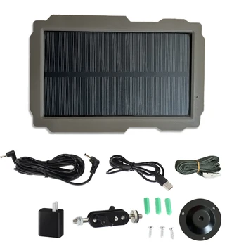 Wild Hunting Camera Solar Panel 6V-12V 3000mAh Outdoor Motion For HC-300/HC-550/HC-700/HC-801/HC-900 Hunting Cameras 2