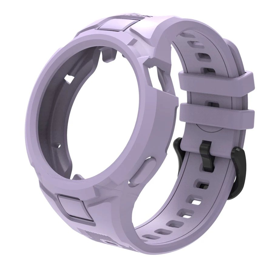 High-Quality Silicone Watchband Strap with Full Case