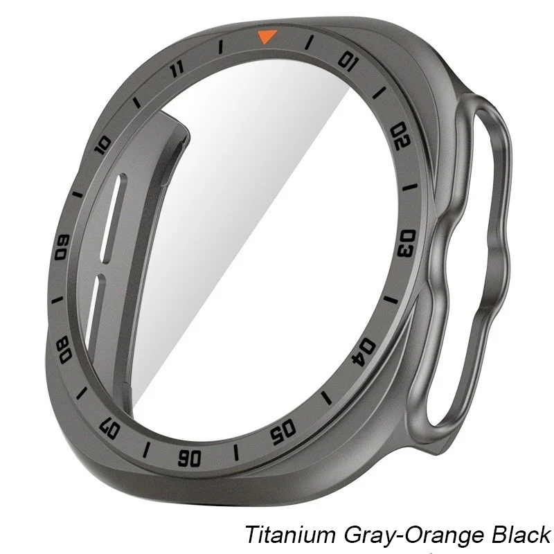 Premium Tempered Glass Protective Watch Case - Rugged Bumper Frame Cover