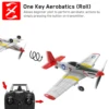 Volantex 768-1 P51D MUSTANG 750mm 75CM Wingspan EPO 2.4GHz 4CH Brushless Airplane with 6-Axis Stabilizer System RC Plane RTF 5