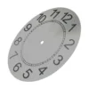 Replacement Clock Dial 9.5 Inch Clock Face DIY Quartz Wall Clock Advanced Appearance Aluminum Plate Clear Numerals 1
