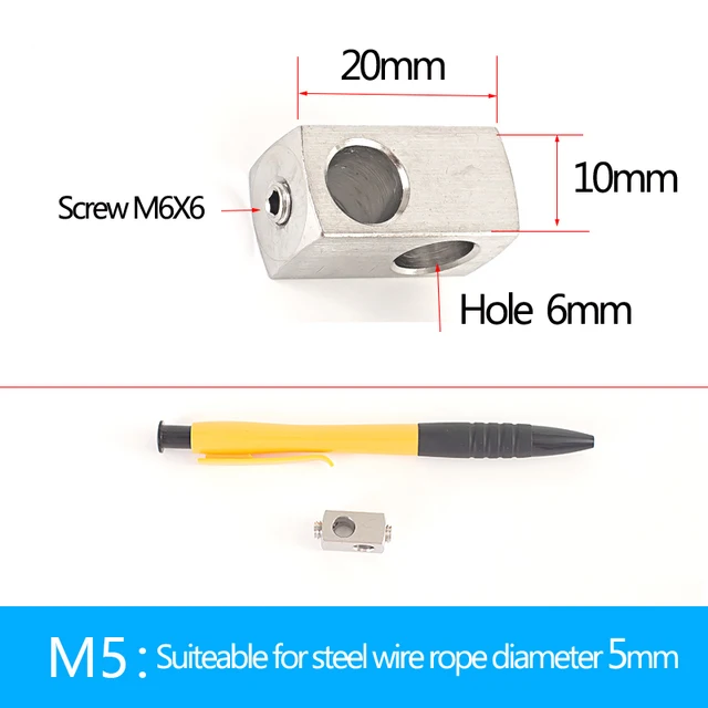 304 Edelstahl Verschluss Wenn Draht Seil Kreuze Feste Collet  