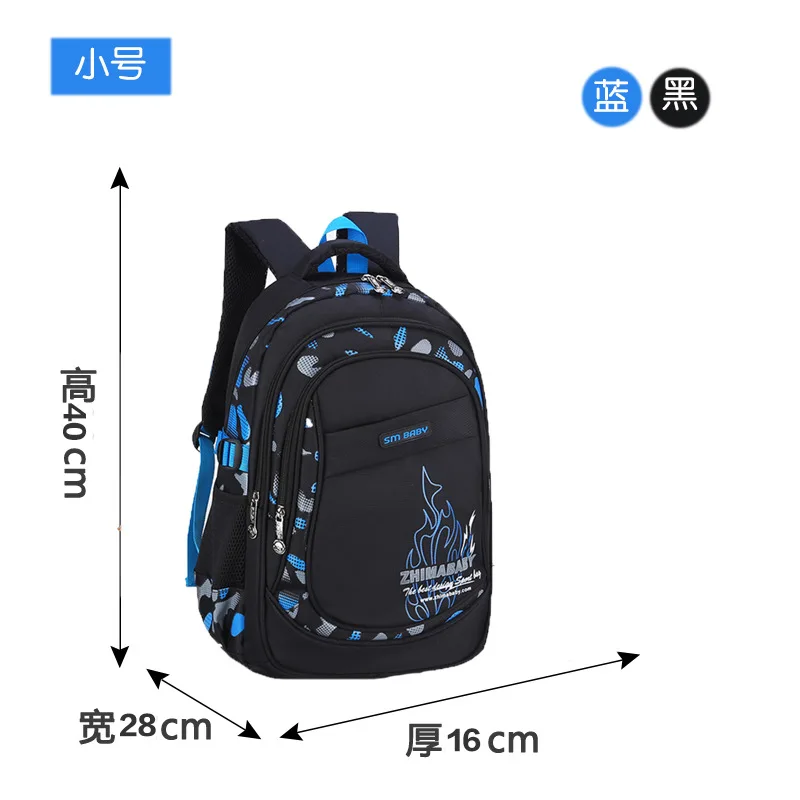 Kids backpack Primary children School Bags For Boys large orthopedic Backpack Waterproof Schoolbag big Book Bag mochila infantil - 5