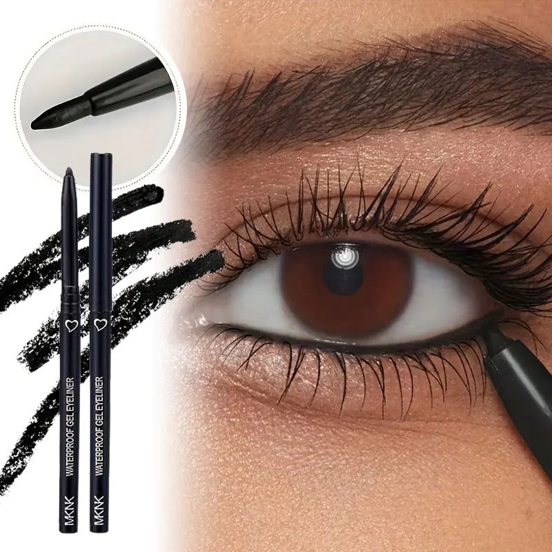 Eyeliner Pencils, Eyeliner Pen 5 Colors Eyeliner Pencil Waterproof Long-lasting Blue Black Brown Easy Wearing Eyeliner Pen