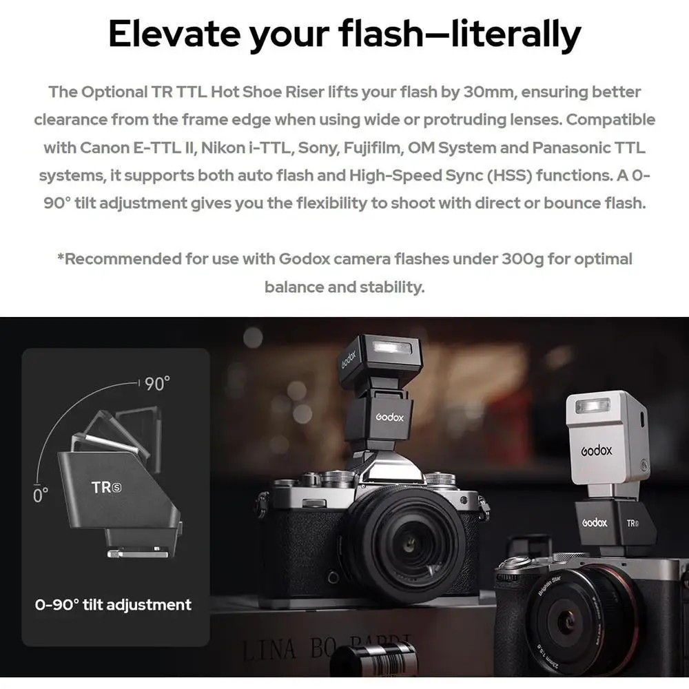 Godox iT30 Pro Camera Flash 2.4G Wireless Pocket Flash Light TTL HSS with Godox