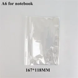Transparent Waterproof PVC Protective Sleeve for Notebooks and Journals (C)