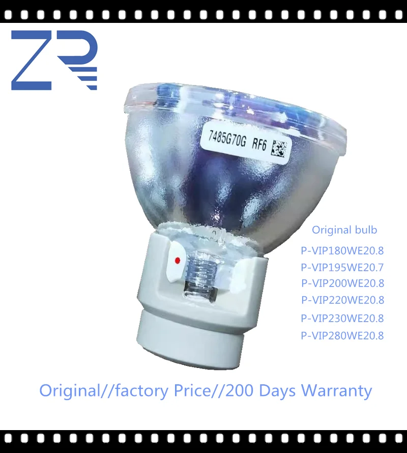 ZR BL-FP190E P-VIP 190/0.8 E20.8, 옵토마 X312 HD141X EH200ST GT1080 HD26 S316 X316 W316 DX346 BR323 BR326 DH1009 프로젝터용