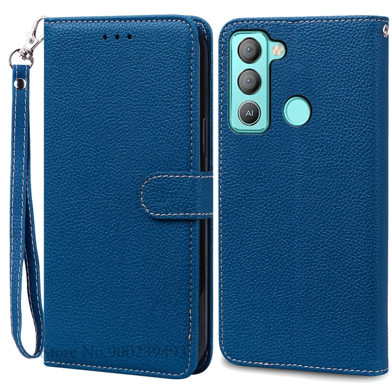 Leather Wallet Flip Phone Case - Protective Bumper Shell and Stylish Cover
