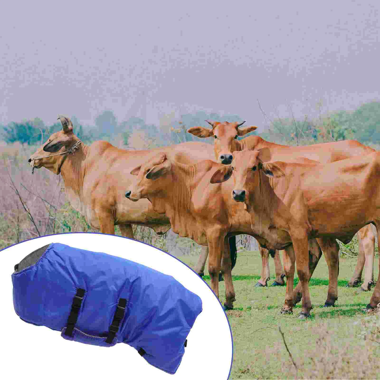 

Farm Pasture Vest Warm Clothing Winter Calf Blanket For Cold Weather Pasture Coat Warm Apparel Pasture Cold Proof Clothing