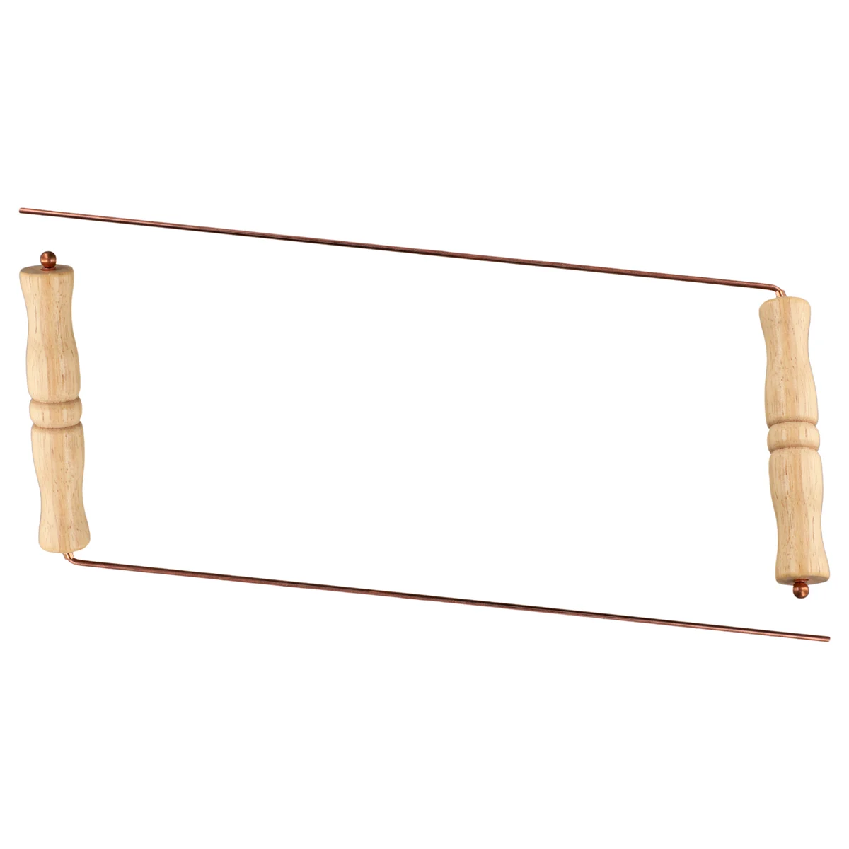Copper Dowsing Rods Kit for Divination Tool-Natural Wooden Handles Divining Rods