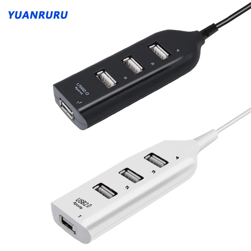 

USB 2.0 HUB 4-port USB Converter High Speed USB Extension Hub USB2.0 Adapter For PC Laptop Desktop OTG Hub