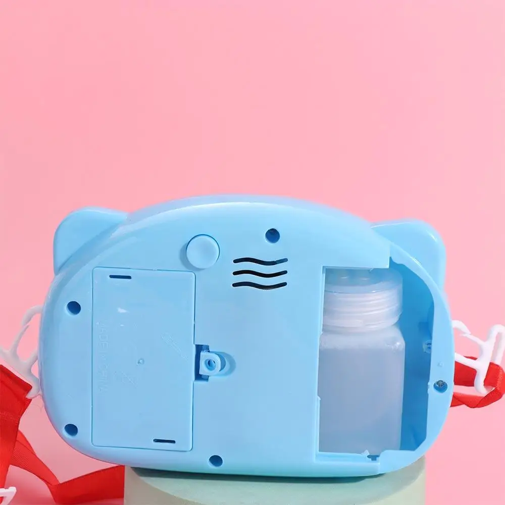 Durable Chilren Bubble Machine Automatic Cartoon Soap Bubble Maker Toy Pig Camera Shape Cartoon Bubble Blower Girls Boys