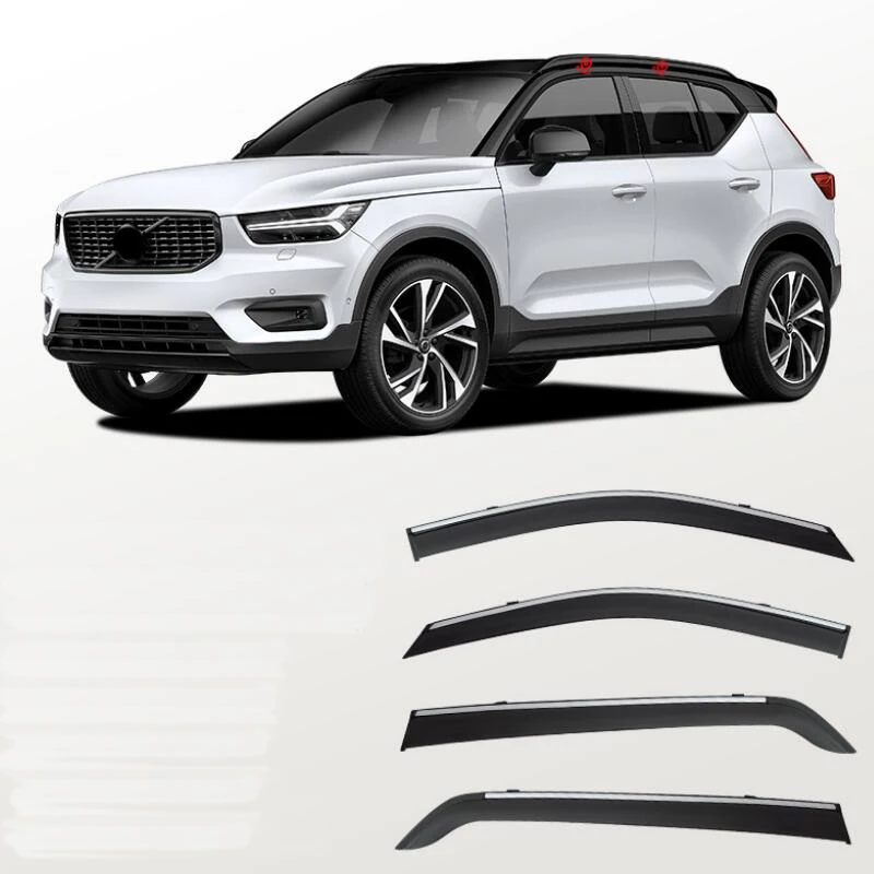 Side Window Deflector Weather Shield Window Visor Rain Eyebrow Shelter