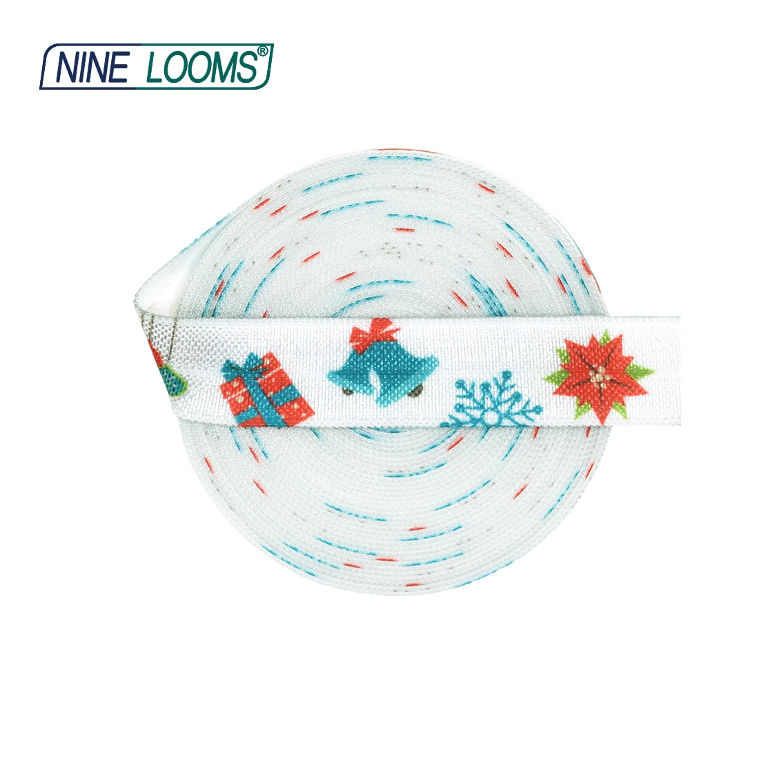 Neun Webstühle drucken Falte über elastischen Feind 5/8 "15mm Einhorn Hund Katze Schmetterling Cartoon Spandex Band Haar gummi Näh besatz 2 5 10 Yard – Detail 23